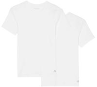 Marc O'Polo Herren-T-Shirt Essentials 2er-Pack Crew-Neck Weiß Baumwolle M