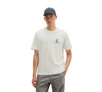 T-Shirt MARC O'POLO, Herren, Gr. L, silky weiß, Jersey, Obermaterial: 100% Baumwolle, bedruckt, relaxed fit hüftbedeckend, Rundhals, abgesteppte Kante, Shirts T-Shirt, mit Print, Relaxed Fit (34954362
