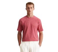 T-Shirt, short sleeve, slub stripes, flag label, self fabric nec MULTI/RASPBERRY PINK M MULTI/RASPBERRY PINK
