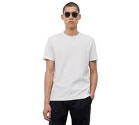 Marc O'Polo Herren 51556 T-Shirt Mit Rundhals-Ausschnitt, Bequemes Oberteil Aus Bio Baumwolle, Klassisches Kurzarmshirt Für, Weiß, S EU