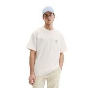 T-Shirt MARC O'POLO, Jungen, Gr. L, weiß (egg weiß), Jersey, Obermaterial: 100% Baumwolle, loose fit, Rundhals, Shirts T-Shirt, loose fit mit beidseitigen Insektenprints (36832602-L) egg weiß