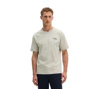 T-Shirt MARC O'POLO "mit Fisch-Rückenprint", Herren, Gr. 3XL, beige (grau kit), Obermaterial: 100% Baumwolle, unifarben, Basic, loose fit, Rundhals, Shirts T-Shirt (58155223-XXXL) grau kit