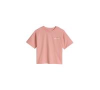 T-Shirt MARC O'POLO "mit Logostickerei auf beiden Seiten", Mädchen, Gr. 164, rot, Obermaterial: 100% Baumwolle, unifarben, relaxed fit, Rundhals, Shirts T-Shirt (83126456-164) rot