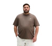 T-Shirt MARC O'POLO "mit Rückenprint", Herren, Gr. 3XL, schwarz nickle, Obermaterial: 100% Baumwolle, unifarben, Basic, loose fit, Rundhals, Shirts T-Shirt (94186001-XXXL) schwarz nickle