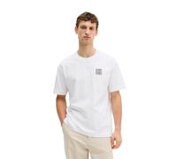 T-Shirt MARC O'POLO "mit Rückenprint", Herren, Gr. 3XL, weiß, Obermaterial: 100% Baumwolle, unifarben, Basic, loose fit, Shirts T-Shirt (35150443-XXXL) weiß