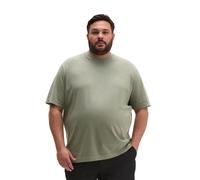 T-Shirt MARC O'POLO "mit saisonalem Rückenprint", Herren, Gr. 3XL, saddle gray, Obermaterial: 100% Baumwolle, unifarben, Basic, regular fit, Rundhals, normaler Saum, Shirts T-Shirt (49751909-XXXL) sad