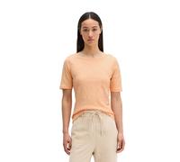 T-Shirt MARC O'POLO "mit U-Boot-Ausschnitt", Damen, Gr. XXS, soft peach, Obermaterial: 100% Baumwolle, unifarben, Basic, regular fit, U-Boot-Ausschnitt, Shirts T-Shirt (51848702-XXS) soft peach