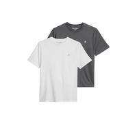Marc O'Polo Herren T-Shirt, 2er Pack - Kjer, Rundhals, Regular Fit, Baumwolle XL Mehrfarbig