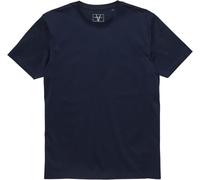 T-Shirt MARVELIS, Damen, Gr. M, marine, Jersey, Obermaterial: 100% Baumwolle, unifarben, regular fit normal, Rundhals, abgesteppte Kante, Shirts T-Shirt, aus Baumwolle, Rundhals, casual fit (91423015-