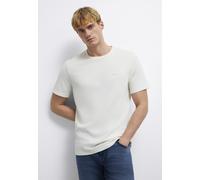 T-Shirt MAVI "MAVI PRINTED TEE", Herren, Gr. S, vanilla ice, 100% Baumwolle, normal normal, Rundhals, Shirts T-Shirt, Basic Tee (69447347-S) vanilla ice