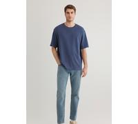 Mavi Herren Short Sleeve Tee T-Shirt, Black iris, M