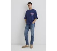 Mavi Herren Short Sleeve Tee T-Shirt, Blueprint, L