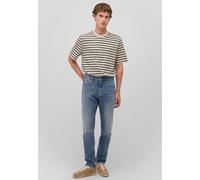 Mavi Herren Stripe Tee T-Shirt, Pelican, M