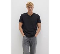 T-Shirt MAVI "V NECK TEE", Herren, Gr. S, schwarz, 96% Baumwolle, 4% Elasthan, relaxed fit normal, V-Ausschnitt, Shirts T-Shirt, V-Neck T-Shirt (62014504-S) schwarz