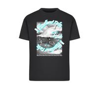 T-Shirt MERCHCODE "Merchcode Bambi Woodland Tale Tee", Damen, Gr. XL, schwarz, 100% Baumwolle, bedruckt, oversize, Rundhals, Shirts T-Shirt (44478826-XL) schwarz