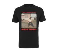 T-Shirt MERCHCODE "Merchcode Biggie Old Photo Tee", Jungen, Gr. XS, schwarz, 100% Baumwolle, bedruckt, normal, Rundhals, Shirts T-Shirt (62218664-XS) schwarz
