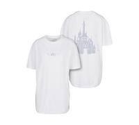 MERCHCODE Damen Mc881-ladies Disney 100 Castle Tee T-Shirt, Weiß, XL EU