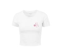 Merchcode Damen T-Shirt MC882-Ladies Minnie Mouse Wink Tee Weiß L EU