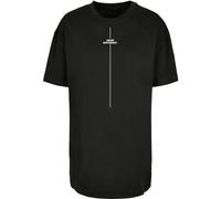 T-Shirt MERCHCODE "Merchcode Damen Ladies Think Different Oversized Boyfriend Tee", Damen, Gr. 4XL, schwarz, 100% Baumwolle, bedruckt, oversize, Rundhals, Shirts T-Shirt (31140601-4XL) schwarz