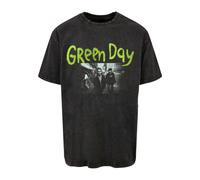 T-Shirt MERCHCODE "Merchcode Green Day Dookie Anniversary Oversize Acid Tee", Jungen, Gr. XXL, schwarz, 100% Baumwolle, bedruckt, oversize, Rundhals, Shirts T-Shirt (79778662-XXL) schwarz