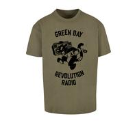 Merchcode T-Shirt Green Day Revolution Radio Oversize Tee MC1149 Olive-S