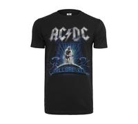 T-Shirt MERCHCODE "Merchcode Herren ACDC Ballbreaker Tee", Damen, Gr. L, schwarz, 100% Baumwolle, unifarben, normal, Rundhals, Shirts T-Shirt (50895127-L) schwarz