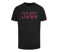 T-Shirt MERCHCODE "Merchcode Herren ACDC - Distressed Logo T-Shirt", Herren, Gr. M, schwarz, 100% Baumwolle, bedruckt, normal, Rundhals, Shirts T-Shirt (66948535-M)
