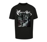T-Shirt MERCHCODE "Merchcode Herren Cypress Hill Temples of Boom Oversize Tee", Jungen, Gr. S, schwarz, 100% Baumwolle, unifarben, oversize, Rundhals, Shirts T-Shirt (16672419-S) schwarz
