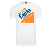 MERCHCODE Herren Mc889-fanta Logo Tee T-Shirt, Weiß, 4XL EU