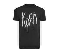 T-Shirt MERCHCODE "Merchcode Herren Korn Still A Freak Tee", Herren, Gr. S, schwarz, 100% Baumwolle, unifarben, normal, Rundhals, Shirts T-Shirt (42588550-S) schwarz