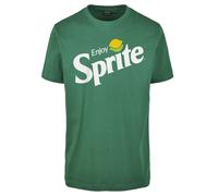 T-Shirt MERCHCODE "Merchcode Herren Sprite Logo Tee", Herren, Gr. XS, forestgrün, 100% Baumwolle, unifarben, normal, Rundhals, Shirts T-Shirt (92507749-XS)