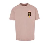 T-Shirt MERCHCODE "Merchcode Herren Summer - Icecream Heavy Oversize Tee", Jungen, Gr. S, rosa (duskrose), 100% Baumwolle, bedruckt, oversize, Rundhals, Shirts T-Shirt (78611727-S) duskrose