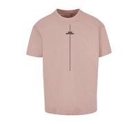 T-Shirt MERCHCODE "Merchcode Herren Think Different Heavy Oversized Tee", Jungen, Gr. XL, duskrose, 100% Baumwolle, bedruckt, oversize, Rundhals, Shirts T-Shirt (75247765-XL) duskrose