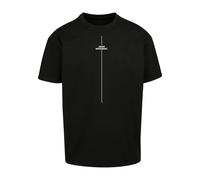 T-Shirt MERCHCODE "Merchcode Herren Think Different Heavy Oversized Tee", Jungen, Gr. XL, schwarz, 100% Baumwolle, bedruckt, oversize, Rundhals, Shirts T-Shirt (55950109-XL) schwarz