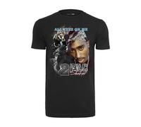 Mister Tee T-Shirt mit 2Pac-Print Retro Herren Schwarz XXL