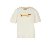 Merchcode Christmas Dog Kurzarm-t-shirt XS White Sand