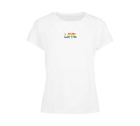 T-Shirt MERCHCODE "Merchcode Ladies Love Teddy Tee", Damen, Gr. XXL, weiß, 100% Baumwolle, bedruckt, normal, Rundhals, Shirts T-Shirt (96702631-XXL) weiß