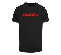 Merchcode Herren T-Shirt Mc1030 Metal Gear Solid Logo Schwarz Größe S EU