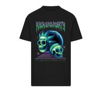 Merchcode T-Shirt Rick & Morty Skull Tee MC1076 Black-S