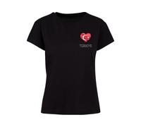 T-Shirt MERCHCODE "Merchcode Turkey with Ladies Everyday Tee", Damen, Gr. XL, schwarz, 100% Baumwolle, bedruckt, normal, Rundhals, Shirts T-Shirt (70035454-XL) schwarz