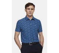 T-Shirt MEYER "Phil", Herren, Gr. M, blau, 90% Polyamid, 10% Elasthan, bedruckt, regular fit, V-Ausschnitt, runder Abschluss, Shirts T-Shirt, ist atmungsaktiv und pflegeleicht (84926512-M) blau