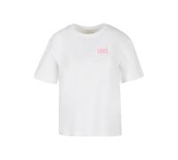 Miss Tee Damen T-Shirt All We Need Is Love MST364 White-S