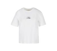 T-Shirt MISS TEE "Miss Tee Babe Wording Tee", Damen, Gr. L, weiß, 100% Baumwolle, bedruckt, oversize, Rundhals, Shirts T-Shirt (28785003-L) weiß