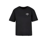 T-Shirt MISS TEE "Miss Tee Blessed Roses Tee", Damen, Gr. M, schwarz, 100% Baumwolle, bedruckt, oversize, Rundhals, Shirts T-Shirt (25537139-M) schwarz
