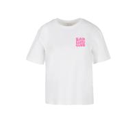 T-Shirt MISS TEE "Miss Tee Damen Bad Babes Club Tee", Damen, Gr. 3XL, weiß, 100% Baumwolle, bedruckt, oversize, Rundhals, Shirts T-Shirt (39058902-XXXL) weiß
