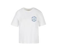 T-Shirt MISS TEE "Miss Tee Damen Daily Espresso Tee", Damen, Gr. XXL, weiß, 100% Baumwolle, bedruckt, oversize, Rundhals, Shirts T-Shirt (86388858-XXL) weiß
