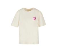 T-Shirt MISS TEE "Miss Tee Damen Everything's Nice Tee", Damen, Gr. 4XL, sandweiß, 100% Baumwolle, unifarben, normal, Rundhals, Shirts T-Shirt (23426015-4XL) sandweiß