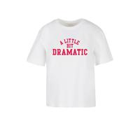 Miss Tee Damen T-Shirt Lil Dramatic Tee MST071 White-XL