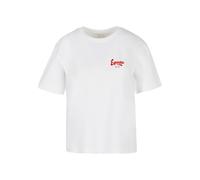 T-Shirt MISS TEE "Miss Tee Damen Più Veloce Tee", Damen, Gr. XS, weiß, 100% Baumwolle, bedruckt, oversize, Rundhals, Shirts T-Shirt (66505740-XS) weiß