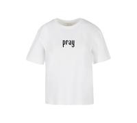 Miss Tee Damen T-Shirt Praying Hands Tee MST107 White-S